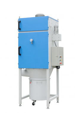 The NS-750S is Taiwan’s first dual-stage automatic blowback dust collector. Quieter than traditional pulse-jet systems.