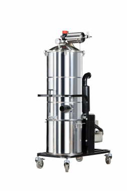 The YC-55 vacuum cleaner is designed for fine dust such as graphite, fibers, and aluminum powder, as well as metal debris like iron and copper shaving