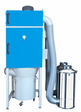The AXP-88 Explosion-Proof Wet-Type Dust Collector features a dual-stage filtration system, it supports 24/7 operation.