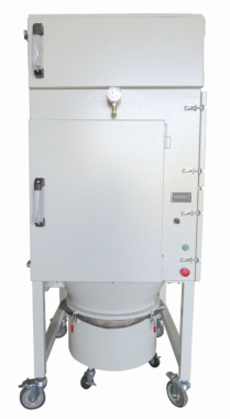 The NS-888 is a next-generation cartridge-type pulse dust collector featuring a quick-release handle design for easy filter replacement.